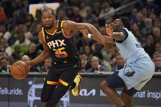 Kevin Durant se convierte en el octavo jugador en la historia de la NBA en anotar 30.000 puntos